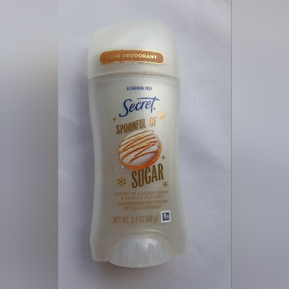 Secret Aluminum Free Deodorant Holiday Dry Solid Spoonful Of Sugar Glazed Crème - Picture 13 of 16